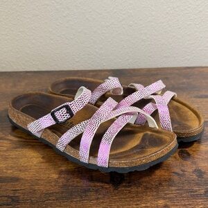 Betula by Birkenstock Pink Strappy Sandals Women’s Size 6